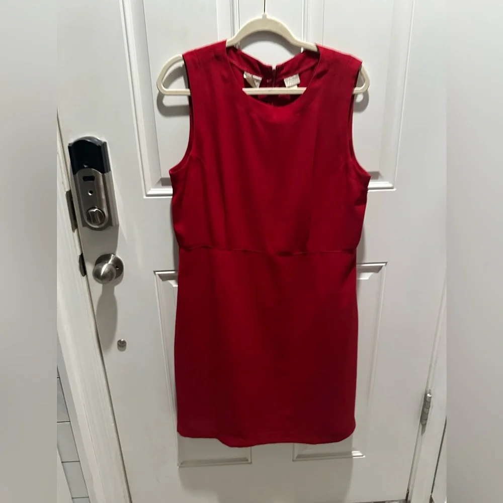 Liz Claiborne Vibrant Red‎ Short Sleeve Dress